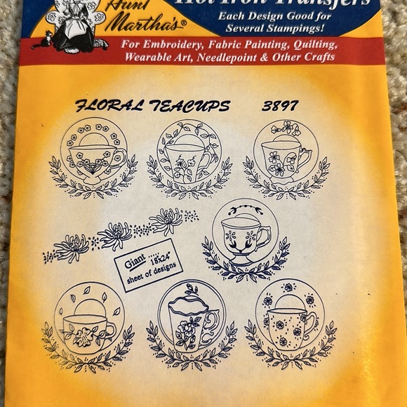 Aunt Martha Hot Iron Transfers for Crafting - Picture 11 of 16